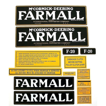 Aftermarket Mylar Decal Set MAE30-1308